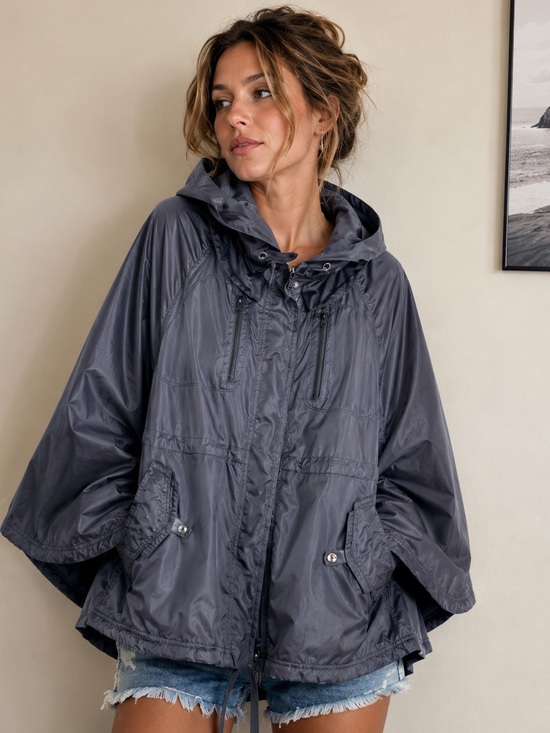 lululemon athletica Jackets & Blazers - RARE Lululemon Wanderful Capelet Poncho